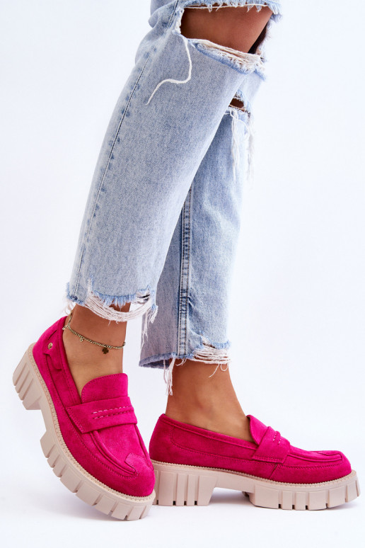 Botins femininos de camurça na cor rosa Fiorell Botins femininos de camurça na cor rosa Fiorell