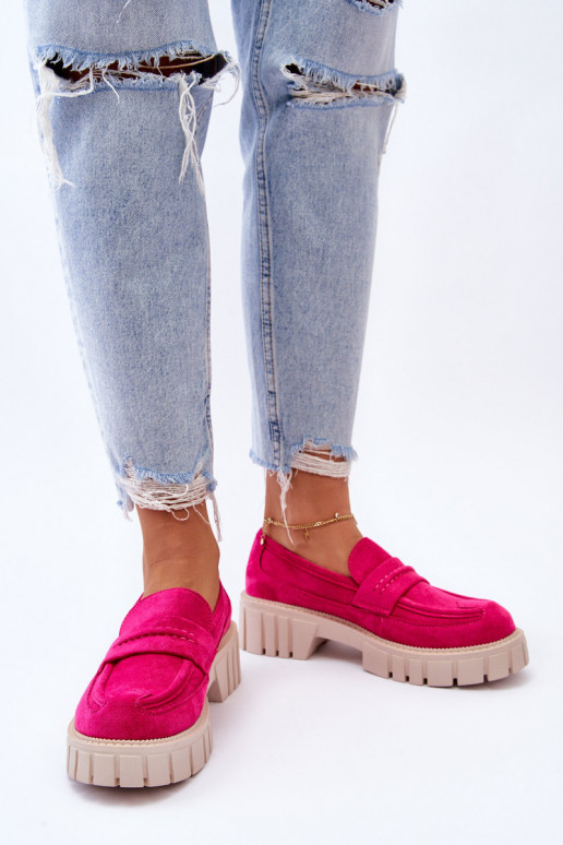 Botins femininos de camurça na cor rosa Fiorell Botins femininos de camurça na cor rosa Fiorell