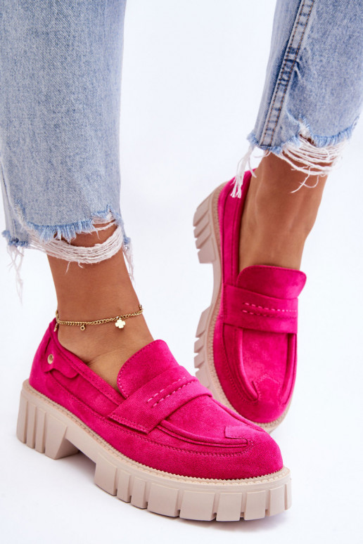 Botins femininos de camurça na cor rosa Fiorell Botins femininos de camurça na cor rosa Fiorell