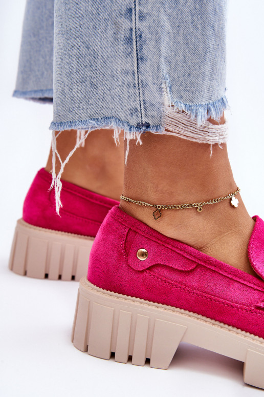 Botins femininos de camurça na cor rosa Fiorell Botins femininos de camurça na cor rosa Fiorell