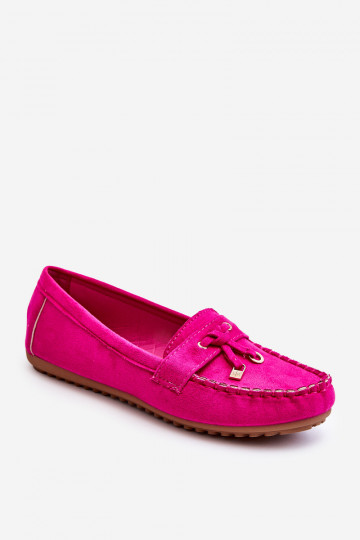 Mocassins clássicos de camurça em rosa Good Time