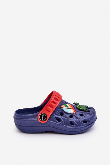 Chinelos leves infantis Chinelos na cor azul escuro Sweets 2