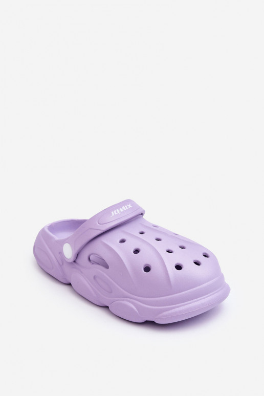 Chinelos infantis Crocs Roxo Nublado Chinelos infantis Crocs Roxo Nublado