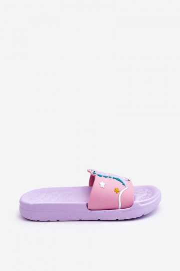 Chinelos infantis T-Rex Roxo Bernis 2