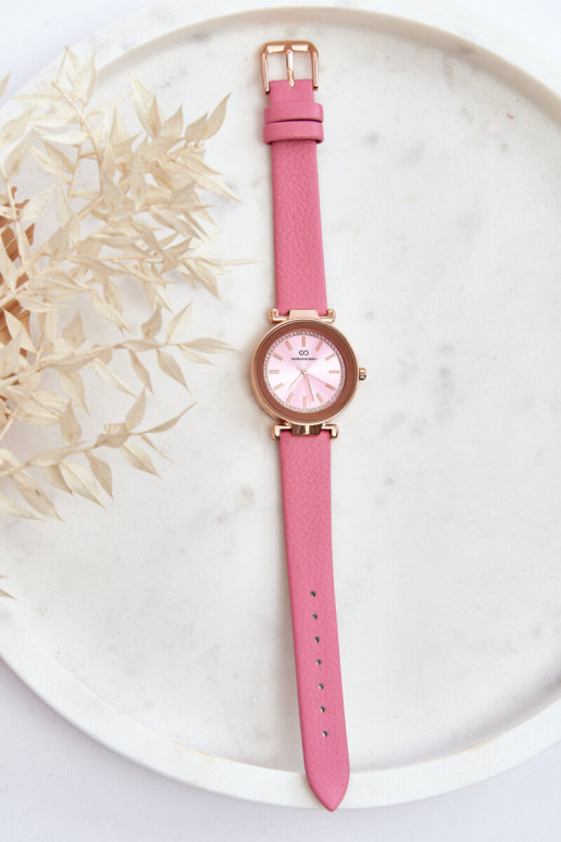 Relógio feminino em couro Giorgio&Dario rosa Relógio feminino em couro Giorgio&Dario rosa