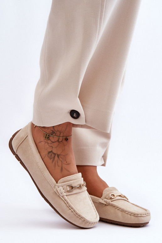 Mocassins clássicos de camurça bege Corinell