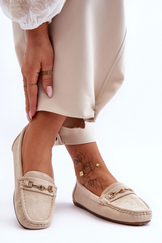 Mocassins clássicos de camurça bege Corinell