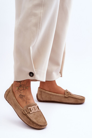 Mocassins de camurça marrom Rabell