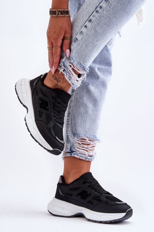 tênis com malha na cor preta Venice tênis com malha na cor preta Venice