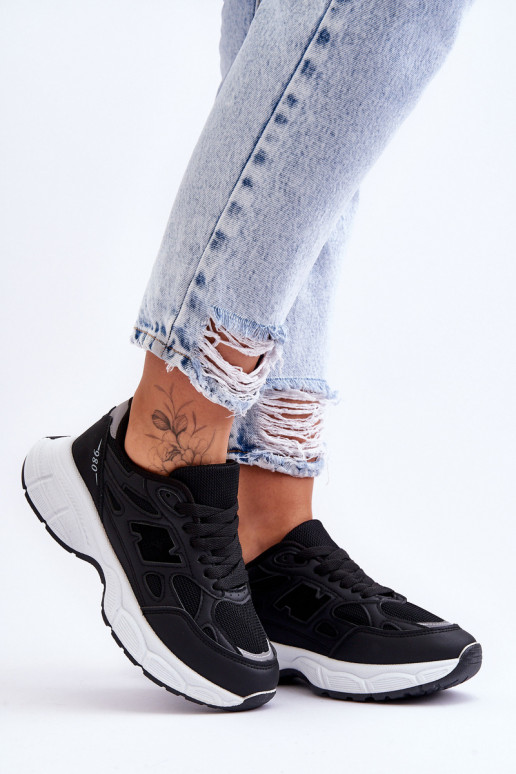 tênis com malha na cor preta Venice tênis com malha na cor preta Venice