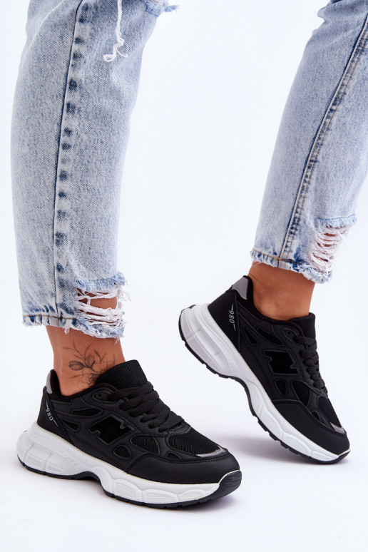 tênis com malha na cor preta Venice tênis com malha na cor preta Venice