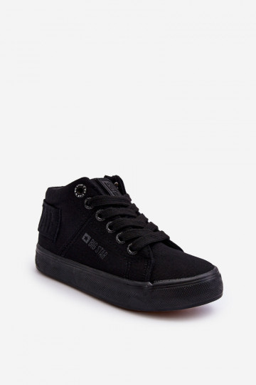 Calçado de lazer modelo clássico infantil com sola Big Star LL374001 cor preta