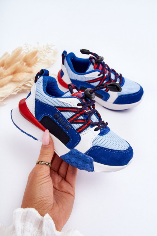 Calçados esportivos infantis Memory Foam System Big Star LL374220 cor azul Calçados esportivos infantis Memory Foam System Big Star LL374220 cor azul