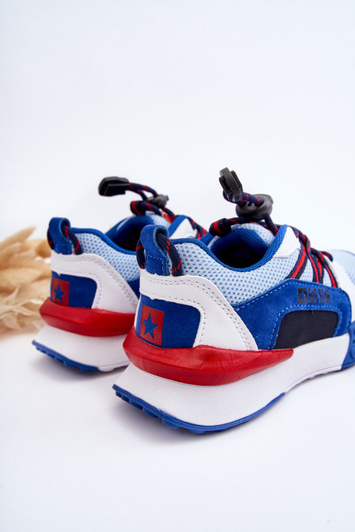 Calçados esportivos infantis Memory Foam System Big Star LL374220 cor azul Calçados esportivos infantis Memory Foam System Big Star LL374220 cor azul