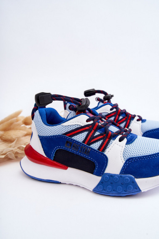 Calçados esportivos infantis Memory Foam System Big Star LL374220 cor azul Calçados esportivos infantis Memory Foam System Big Star LL374220 cor azul