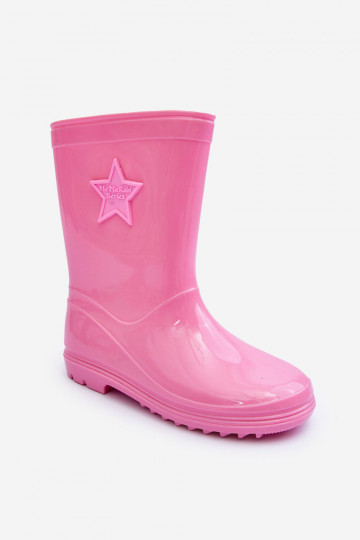 Sapatos infantis de borracha rosa Malvi