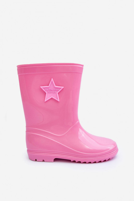 Sapatos infantis de borracha rosa Malvi