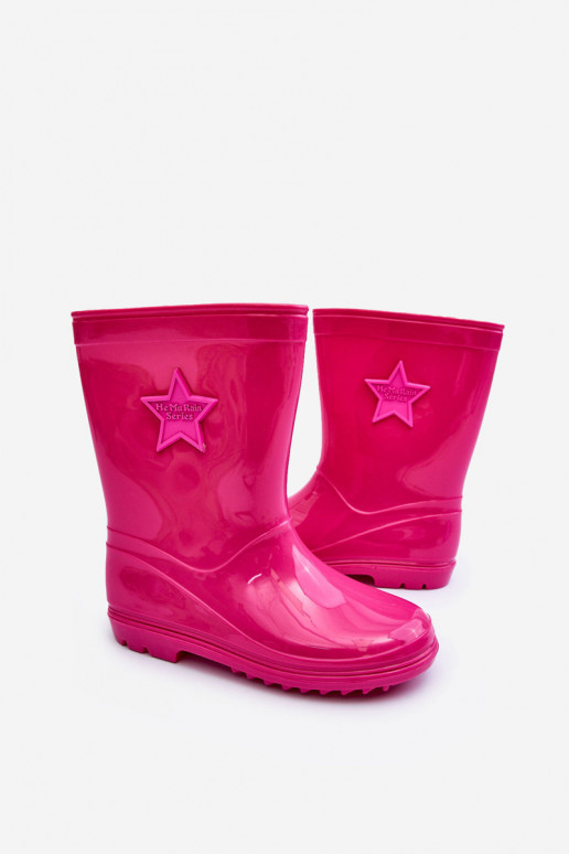 Sapatos infantis de borracha rosa Malvi
