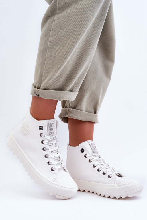 Calçado de lazer Big Star cor branca aquecida GG274108