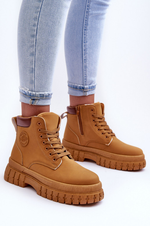 sapatos com plataforma na cor marrom Calys sapatos com plataforma na cor marrom Calys