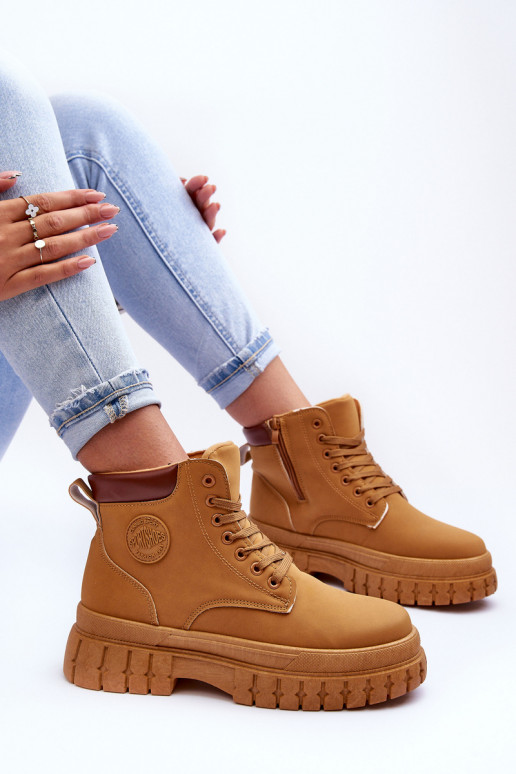 sapatos com plataforma na cor marrom Calys sapatos com plataforma na cor marrom Calys