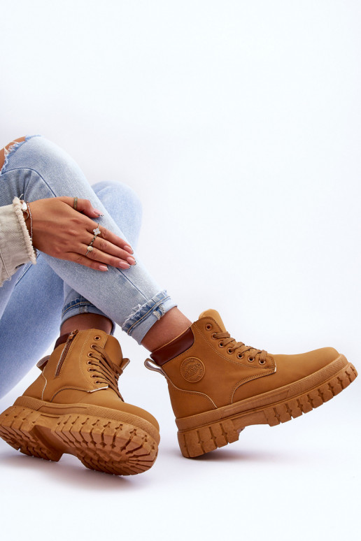 sapatos com plataforma na cor marrom Calys sapatos com plataforma na cor marrom Calys