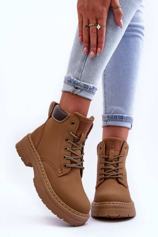 sapatos Botas aquecidas bege Corbin sapatos Botas aquecidas bege Corbin