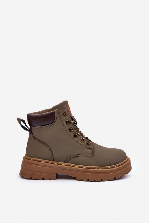 sapatos Botas aquecidas cor verde Corbin sapatos Botas aquecidas cor verde Corbin