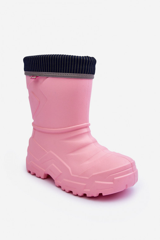 Botas infantis de borracha aquecidas Befado 162Y307 rosa Botas infantis de borracha aquecidas Befado 162Y307 rosa