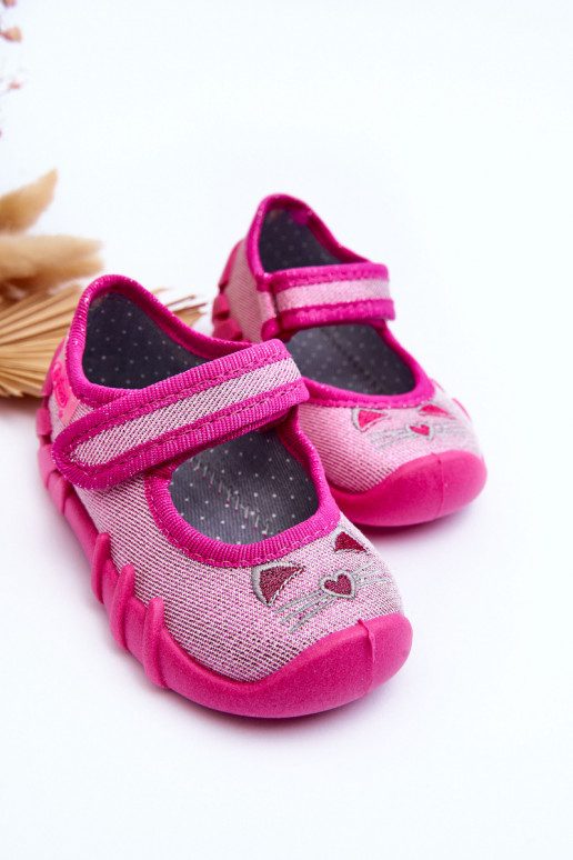 Sapatos/chinelos com brilho Befado 109P235 rosa Sapatos/chinelos com brilho Befado 109P235 rosa