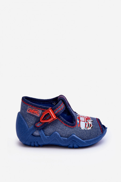 Sandália infantil Befado 217P118 azul