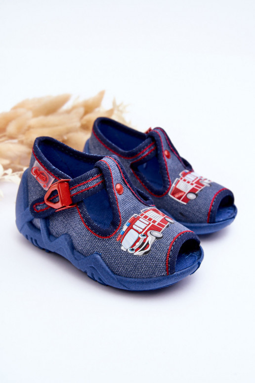 Sandália infantil Befado 217P118 azul