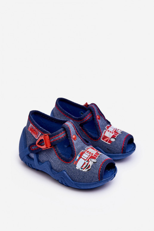Sandália infantil Befado 217P118 azul