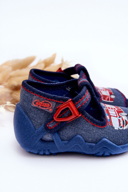 Sandália infantil Befado 217P118 azul