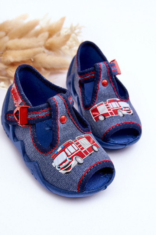 Sandália infantil Befado 217P118 azul