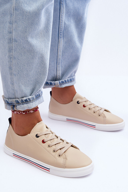 calçado esportivo bege Mossaia