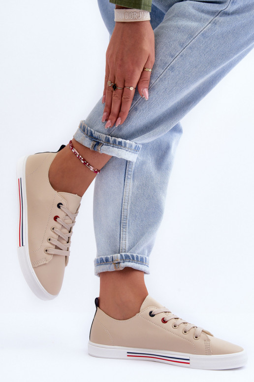 calçado esportivo bege Mossaia