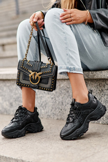 Calçados esportivos femininos, tênis preto Toderus 2