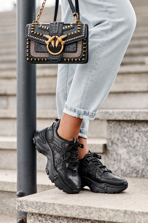 Calçados esportivos femininos, tênis preto Toderus