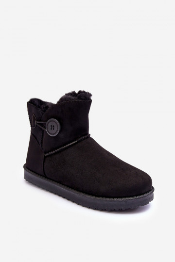 botas de neve aquecidas com enfeites na cor preta Siriol