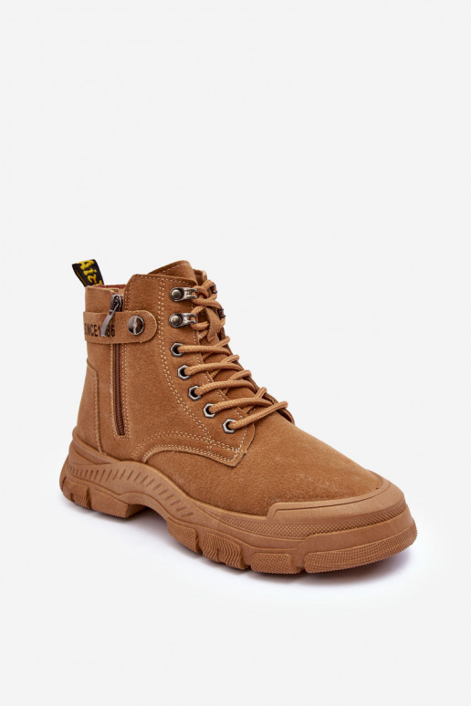 botas femininas aquecidas em camurça marrom Jailina botas femininas aquecidas em camurça marrom Jailina