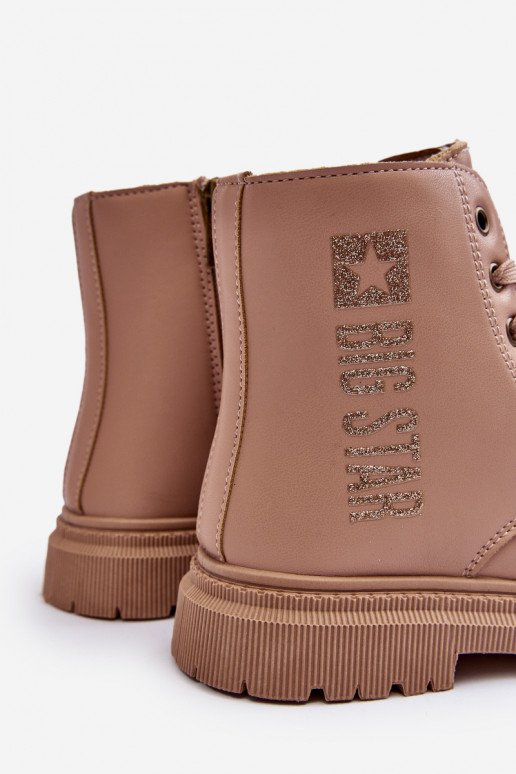 Botas infantis aquecidas Big Star MM374154 cor bege Botas infantis aquecidas Big Star MM374154 cor bege