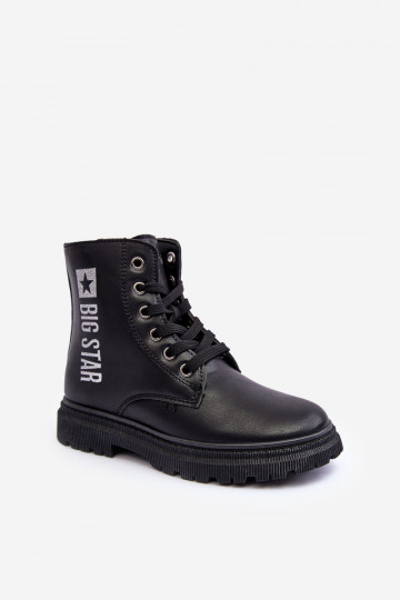 Botas infantis aquecidas Big Star MM374152 cor preta