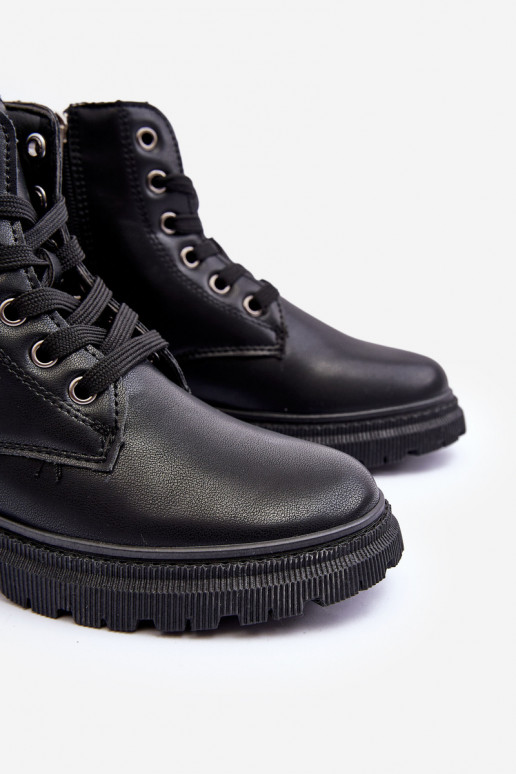 Botas infantis aquecidas Big Star MM374152 cor preta