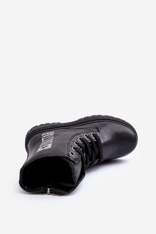 Botas infantis aquecidas Big Star MM374152 cor preta