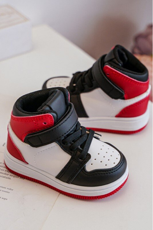 Calçado desportivo infantil cor branco-vermelho Teredite