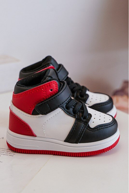 Calçado desportivo infantil cor branco-vermelho Teredite