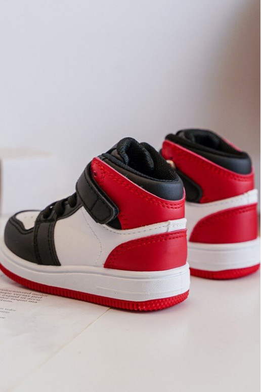 Calçado desportivo infantil cor branco-vermelho Teredite