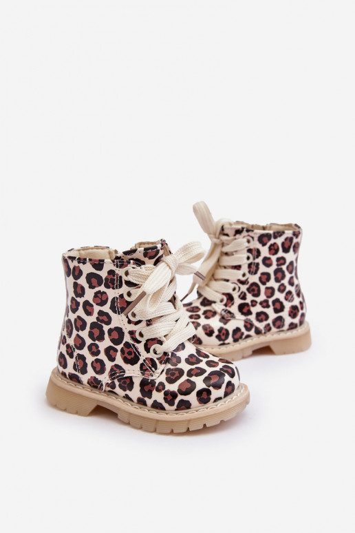 botas infantis aquecidas com zíper cor bege-marrom Dolida botas infantis aquecidas com zíper cor bege-marrom Dolida