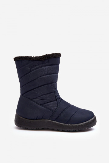 botas de neve aquecidas na cor azul escuro Luxina